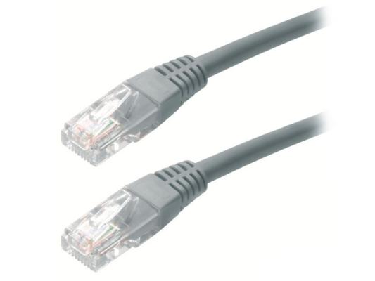 Патч-корд UTP 5E категории с RJ45 1.5м серый