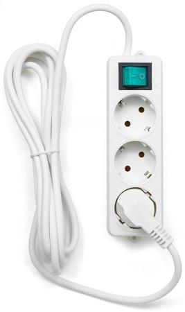 Удлинитель Гарнизон ELB-G3-W-3 3 розетки 3 м белый
