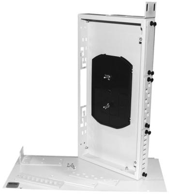 Бокс оптический Hyperline FO-19R-1U-3xSLT-W140H42-24UN-GY универсальный 19" от 8 до 24 портов