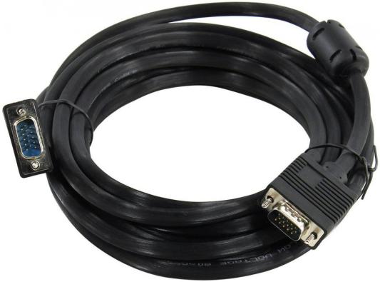 Кабель для монитора 5bites APC-133-050 VGA сигнальный HD15M/HD15M ферр.кольца 5м