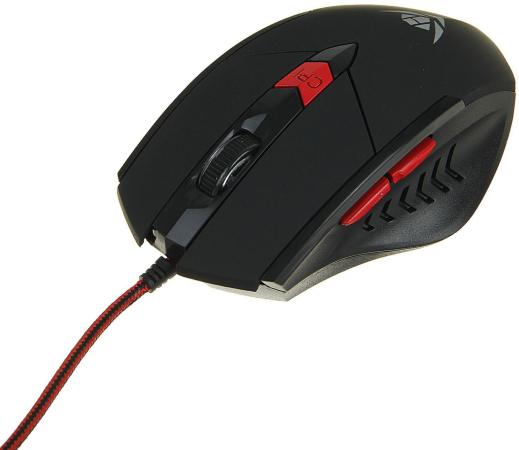 Мышь проводная Nakatomi MOG-11U чёрный USB