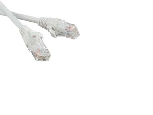 Патч-корд UTP 5E категории 0.5м Hyperline PC-LPM-UTP-RJ45-RJ45-C5e-0.5M-LSZH-WH белый