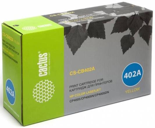 Картридж Cactus CS-CB402AR 7500стр Желтый
