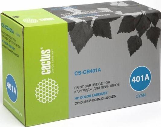 Картридж Cactus CS-CB401AR 7500стр Голубой