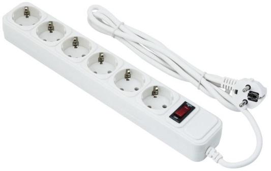 Сетевой фильтр Exegate SP-6-1.8W 6 розеток 1.8 м