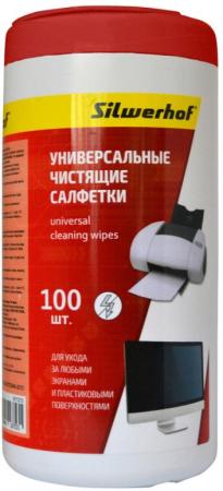 Чистящие салфетки Silwerhof 671213 100 шт