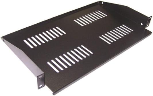 Полка Lanmaster TWT-CB-SF350-2U/60 фронтальная глубиной 350мм до 60кг