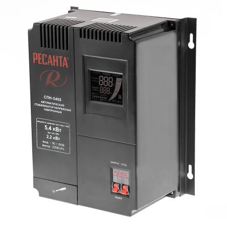 Стабилизатор РЕСАНТА СПН-5400  (СПН-3500) однофазный вх.90-260В вых.220±8% 3.5кВт 9.3кг