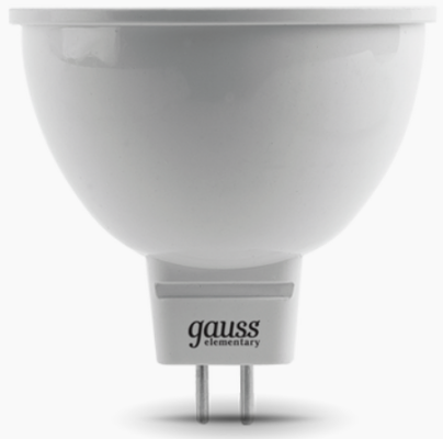 Лампа светодиодная рефлекторная Gauss 13516 GU5.3 5.5W 3000K
