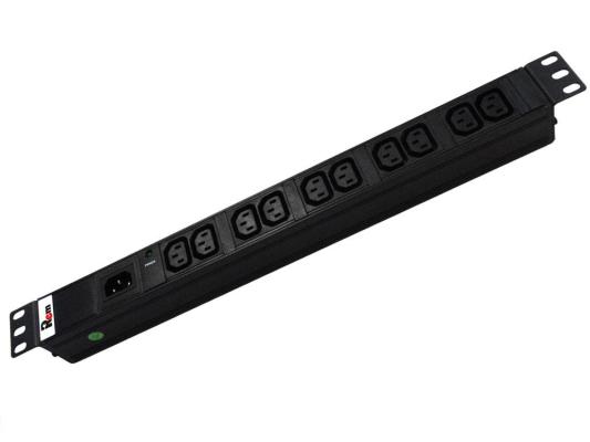 Блок розеток ЦМО R-10-10C13-I-440-B 10 розеток черный